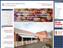 Tablet Screenshot of carltonparkhotel.com